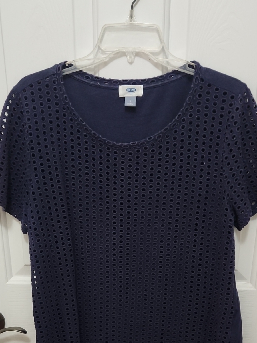 Old Navy Eyelet Short Sleeve Tee
